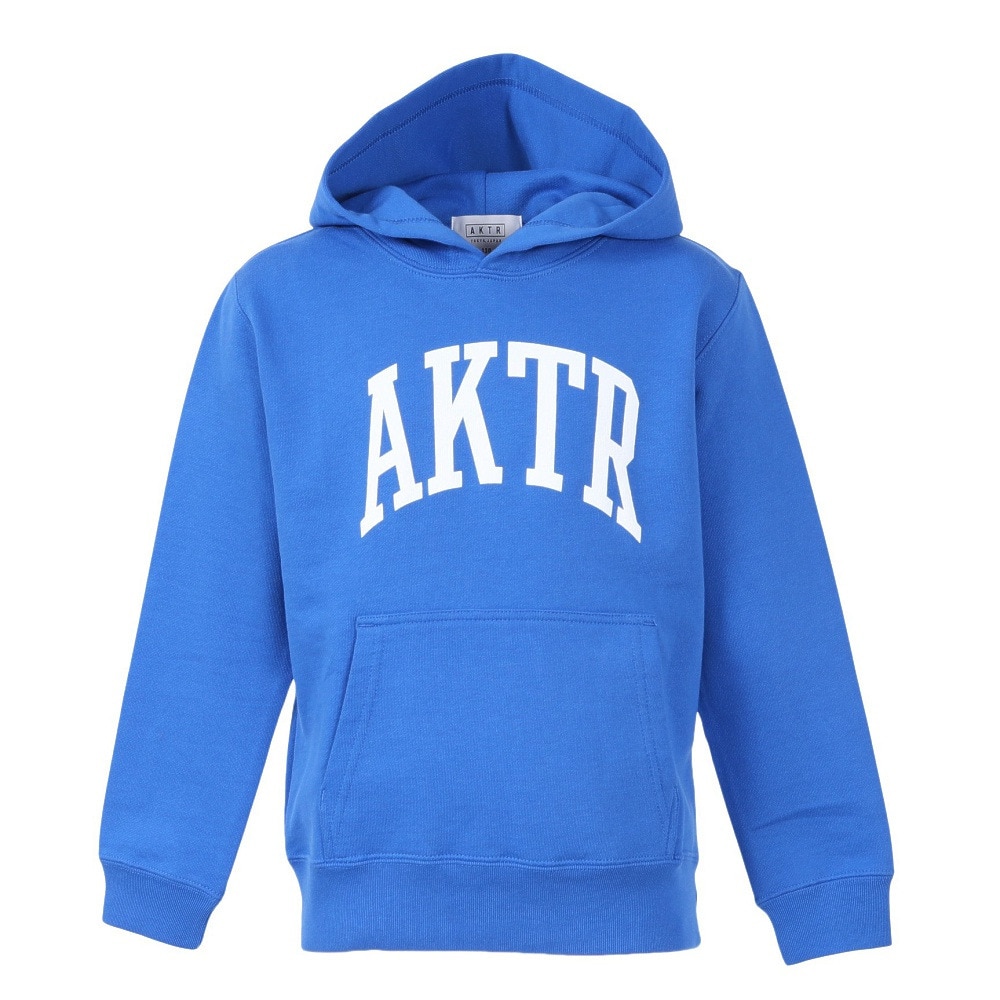 アクター（AKTR）（キッズ）バスケットボールウェア カレッジロゴ スウェット フーディ 224-050010 BL