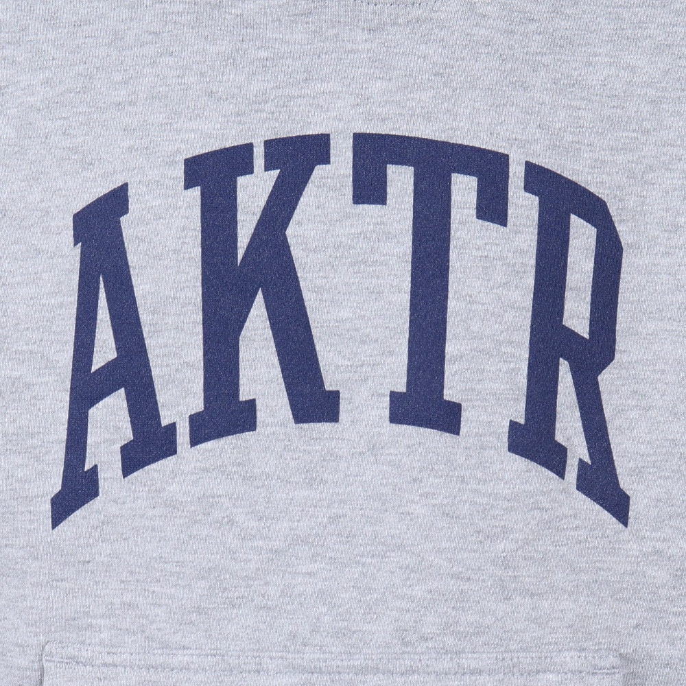 アクター（AKTR）（キッズ）バスケットボールウェア カレッジロゴ スウェット フーディ 224-050010 GY