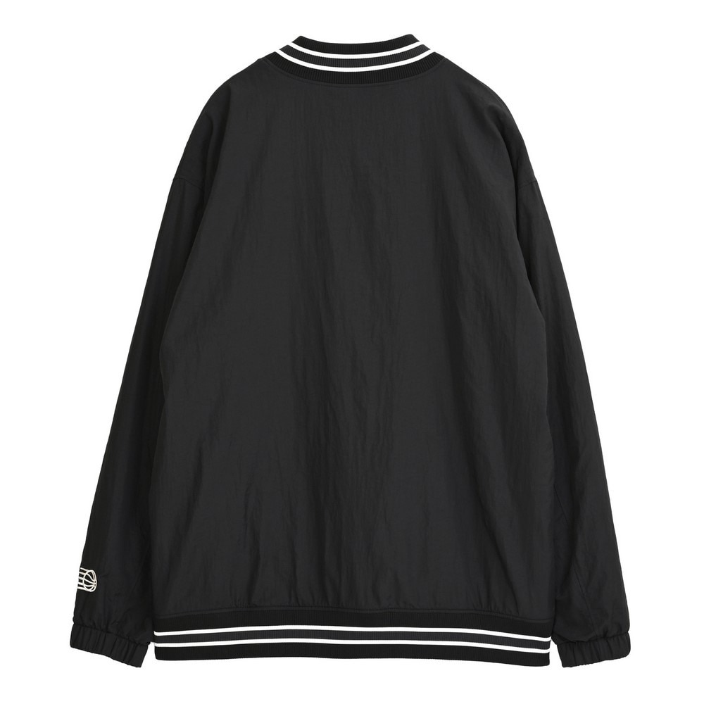 ニューバランス（new balance）（メンズ）バスケットボールウェア ボンバージャケット 裏地起毛メッシュ AMJ55632BK