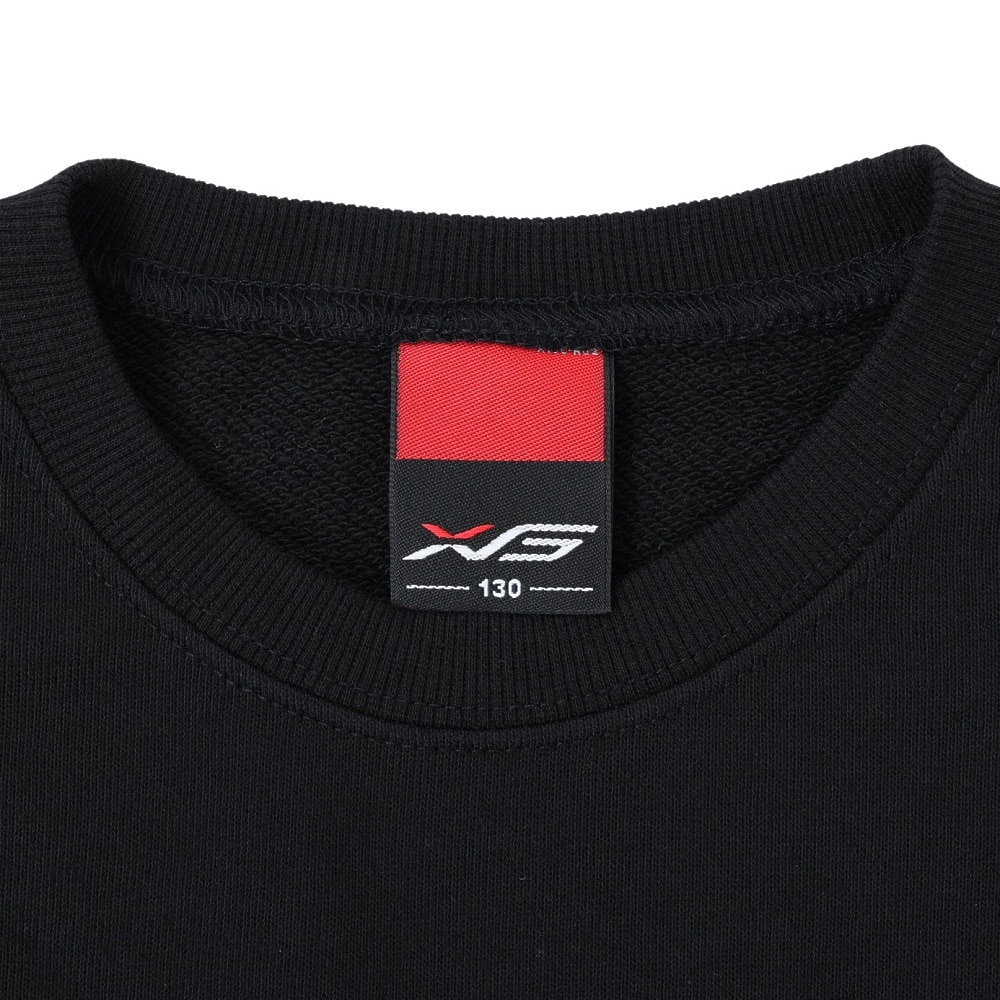 エックスティーエス（XTS）（キッズ）ジュニア クルーネックスウェット 751G1ES6681 BLK バスケットボール スポーツウェア