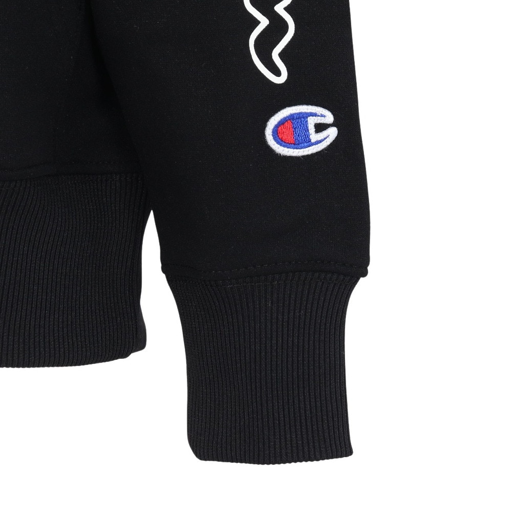 チャンピオン（CHAMPION）（キッズ）バスケットボールウェア ジュニア ミニ フーデッドスウェットシャツ CK-CB117 090