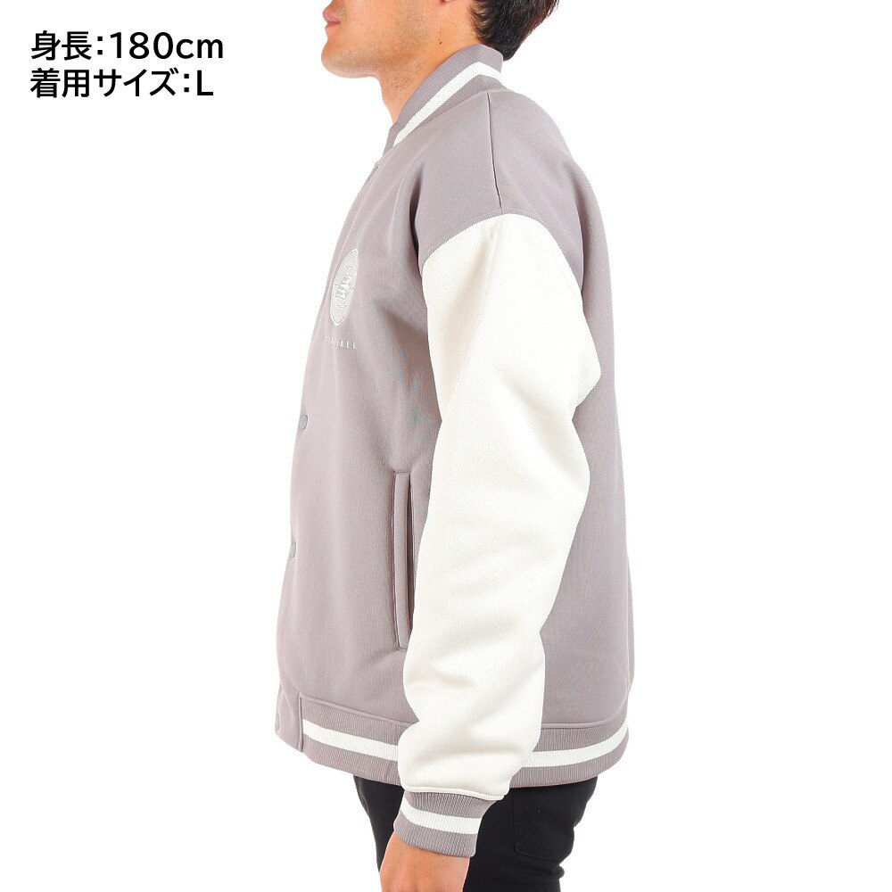 ニューバランス（new balance）（メンズ）バスケットボールウェア Sweat ボンディングフリースジャケット AMJ25123GR