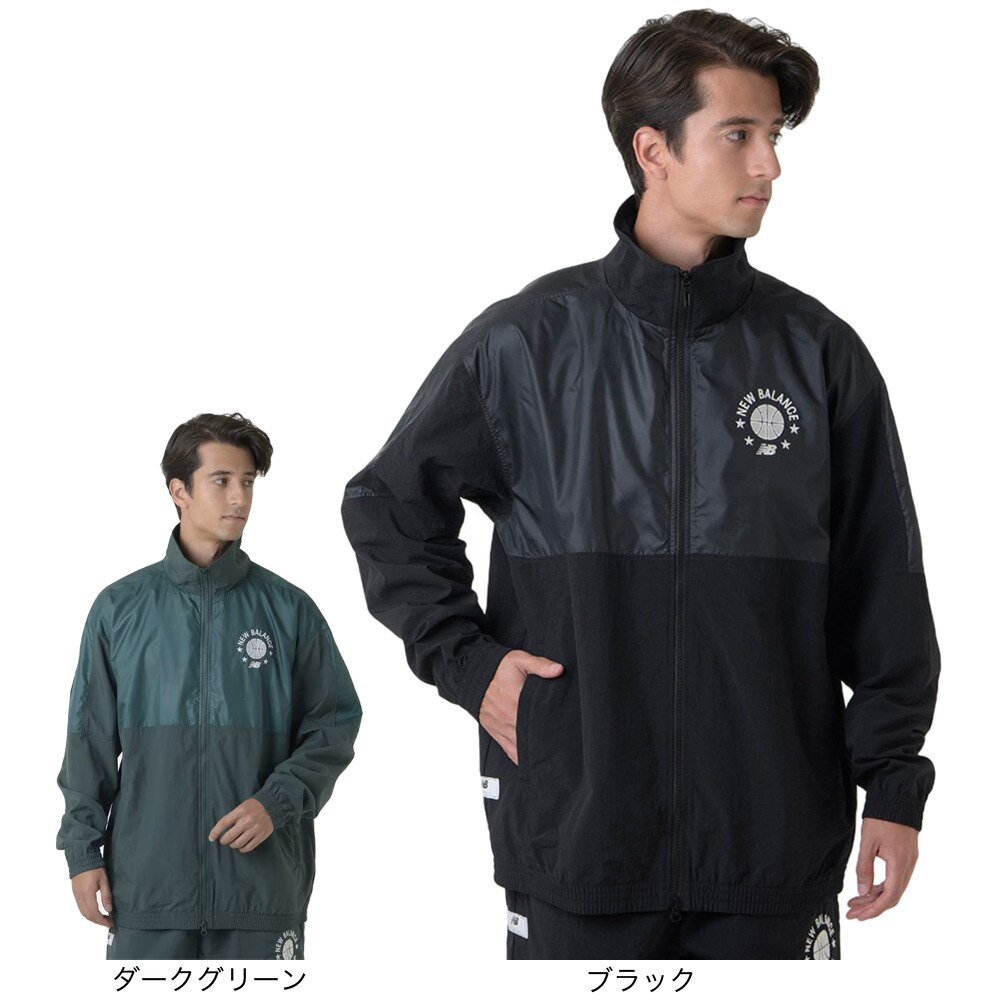 ニューバランス（new balance）（メンズ）バスケットボールウェア ウィンドジャケット AMJ35185NWG