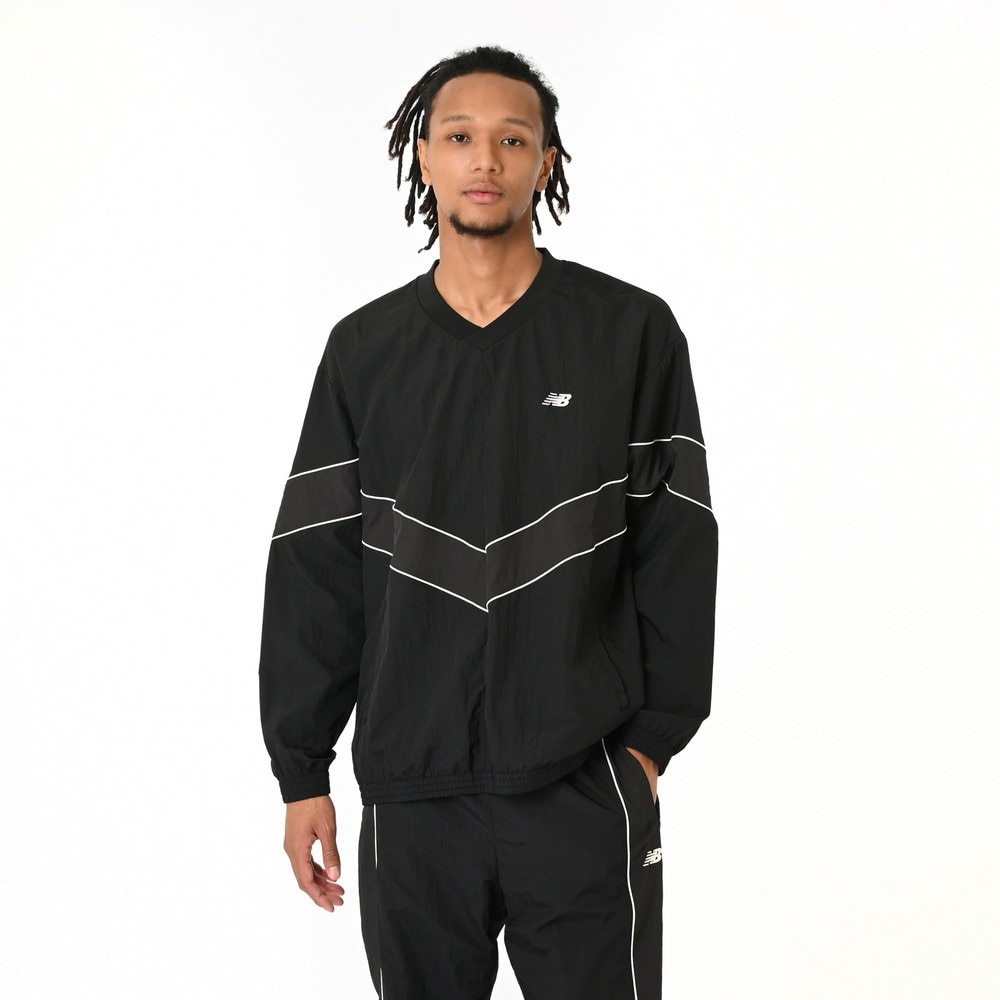 ニューバランス（new balance）（メンズ）バスケットボールウェア ピステトップ 裏地無し AMT55629BK