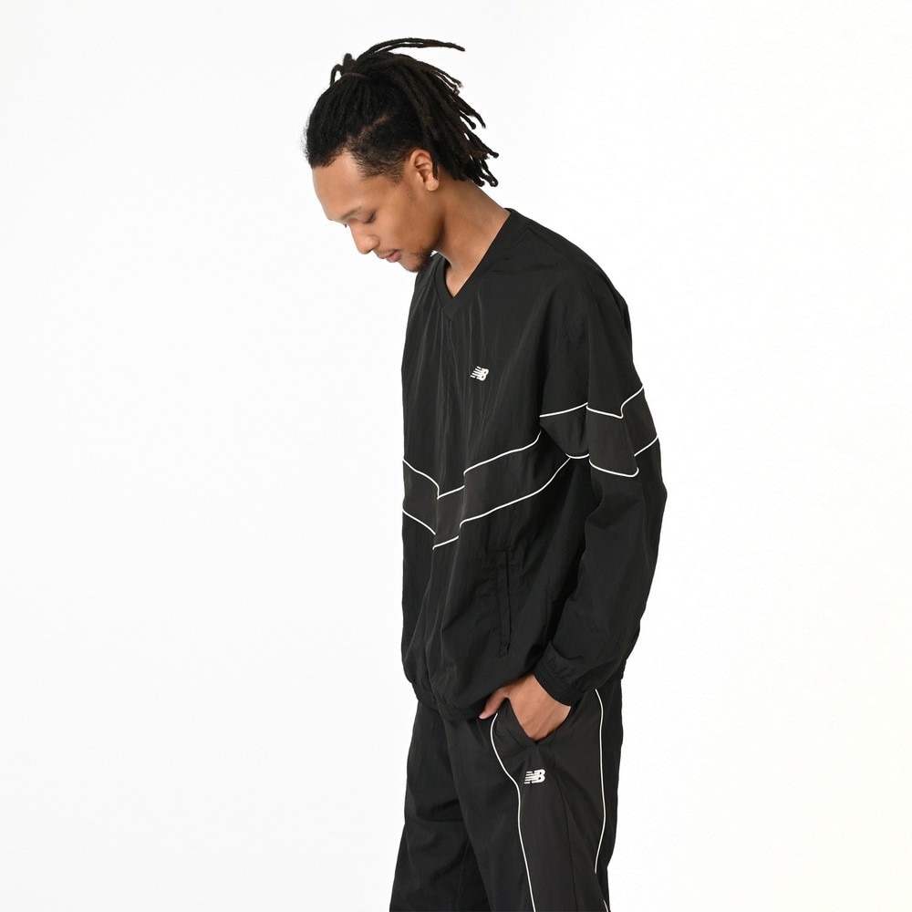 ニューバランス（new balance）（メンズ）バスケットボールウェア ピステトップ 裏地無し AMT55629BK