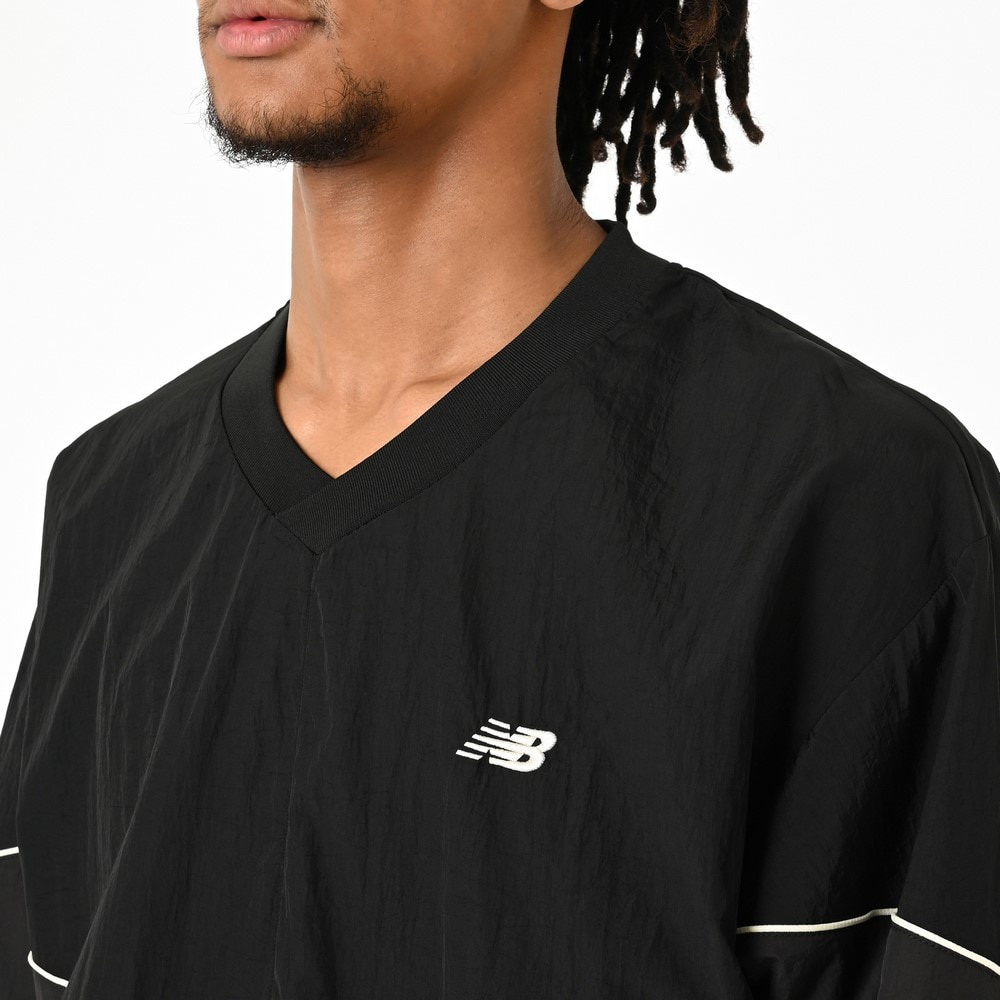 ニューバランス（new balance）（メンズ）バスケットボールウェア ピステトップ 裏地無し AMT55629BK