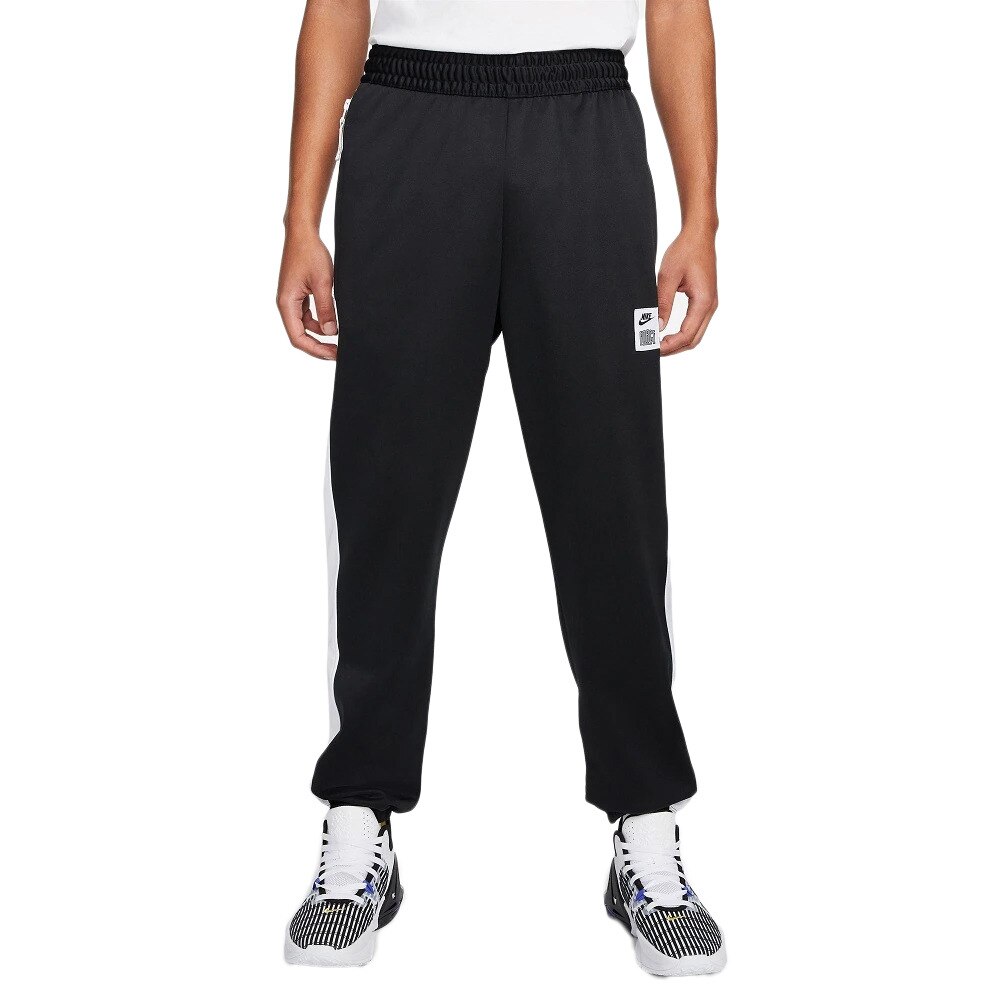 NIKE ナイキ ＴＦ ２２HOモデル パンツ ブラック スターティング DQ5825-010 ダークスモークグレー フリース ホワイト  バスケットボールウォームアップパンツ ５