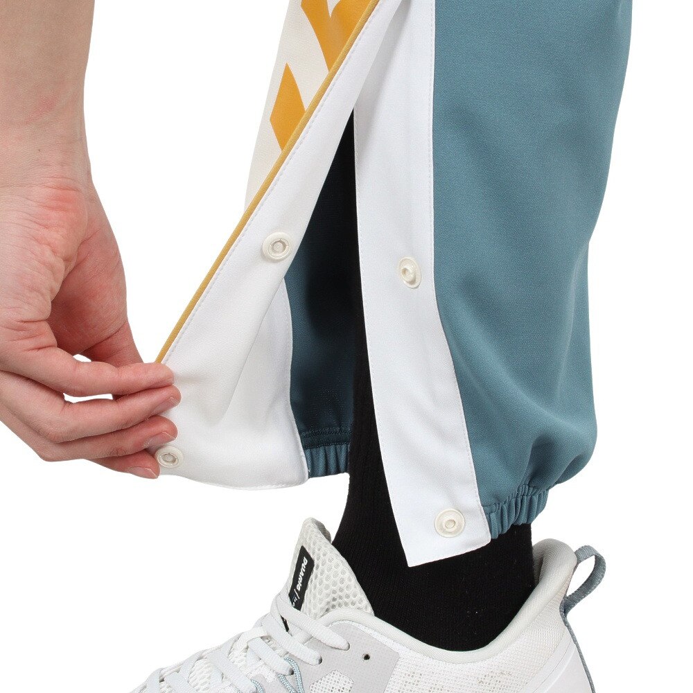 ヒュンメル（hummel）（メンズ）バスケットボールウェア ウォームアップ フルボタンパンツ HAPB2122P-652