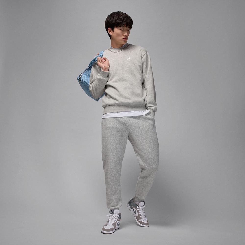 ジョーダン（JORDAN）（メンズ）バスケットボールウェア JDN BRKLN フリース L/S クルー FV7293-050