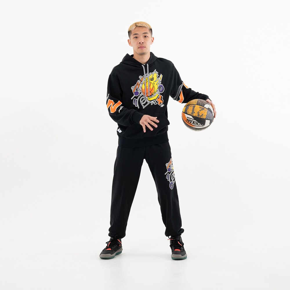 ニューバランス（new balance）（メンズ）Hoops スウェットパンツ MP13582BK バスケットボール スポーツウェア★★★