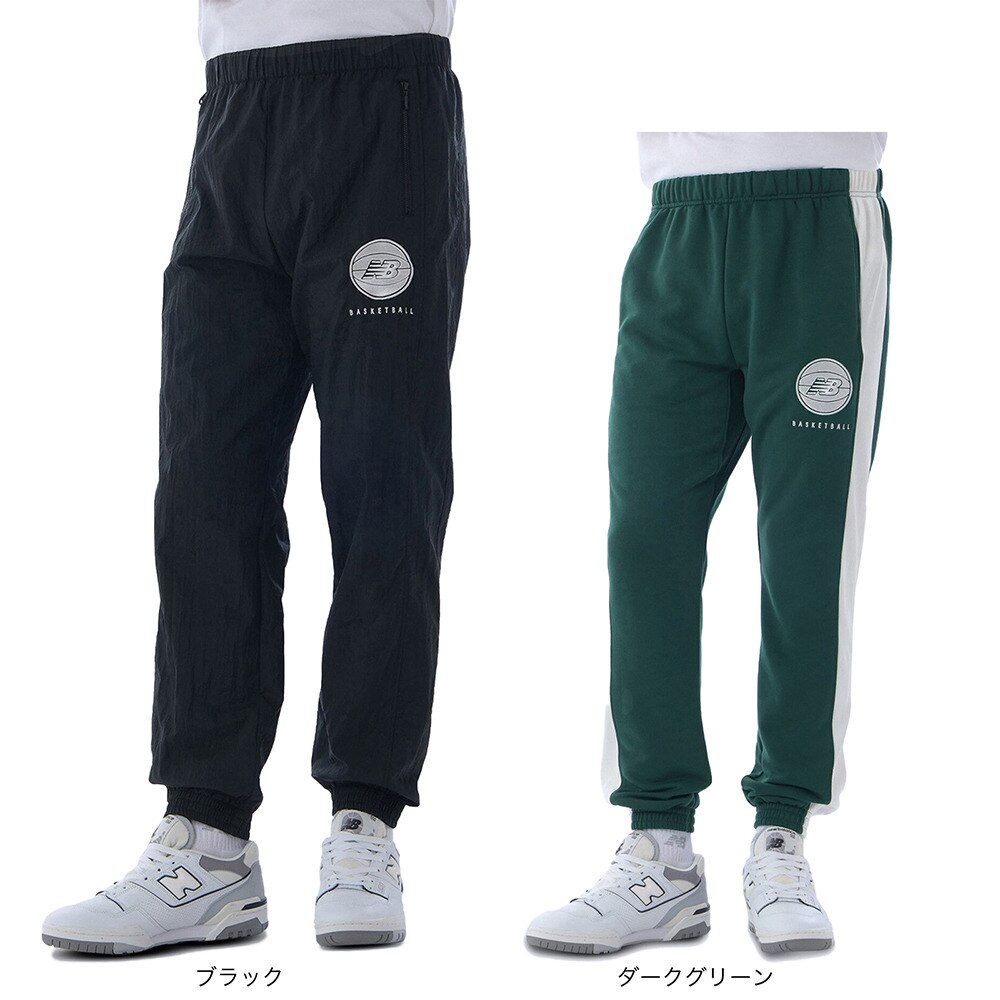 ニューバランス（new balance）（メンズ）バスケットボールウェア スウェットパンツ AMP25116BK