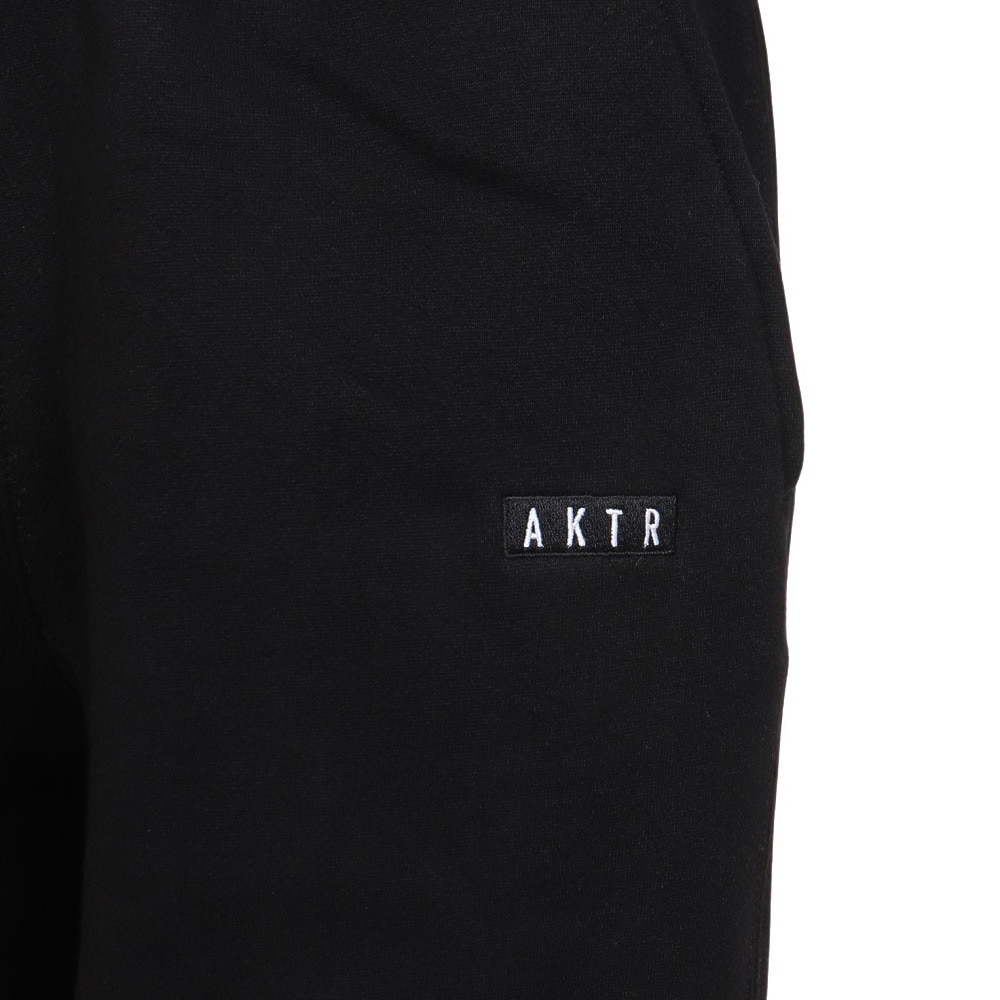 アクター（AKTR）（メンズ、レディース）バスケットボールウェア ロゴスウェットパンツ 223-021020 BK