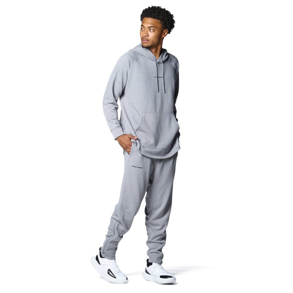 アンダーアーマー（UNDER ARMOUR）（メンズ）バスケットボールウェア ロングショット スウェット ジョガーパンツ 1388353 035