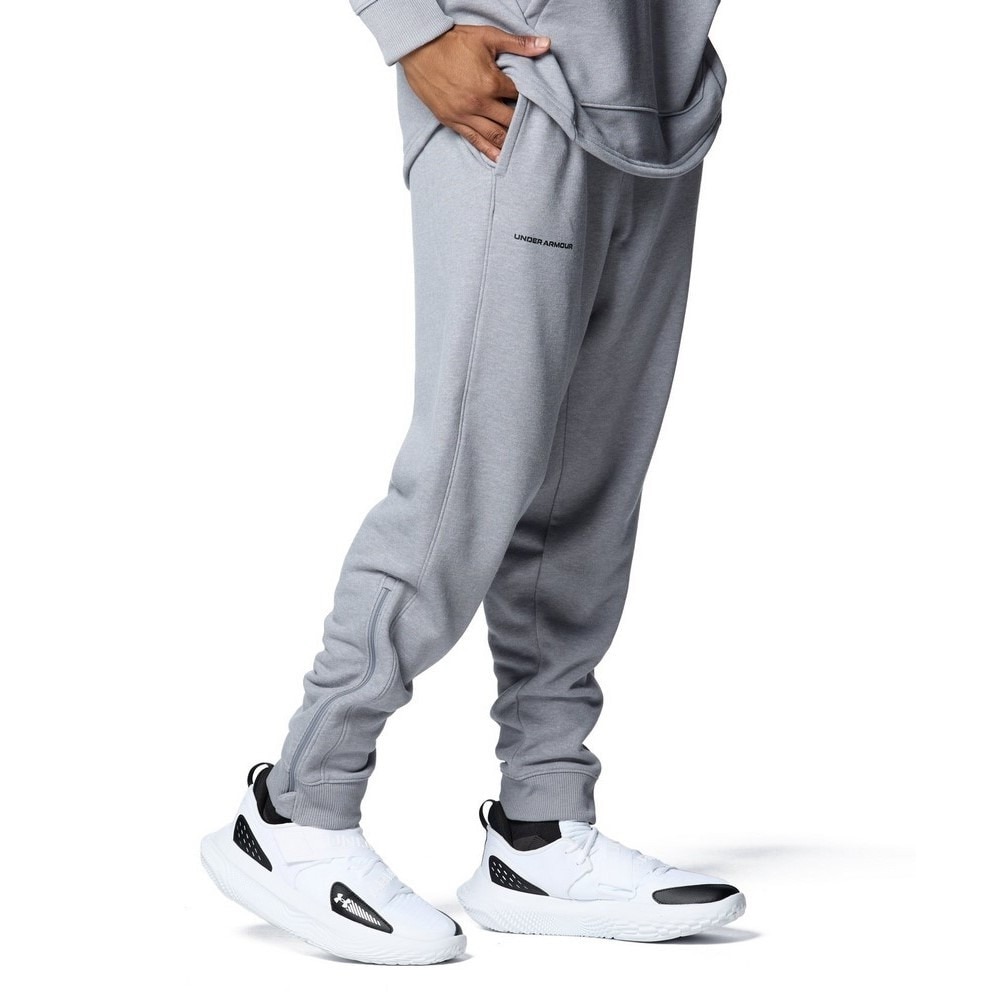 アンダーアーマー（UNDER ARMOUR）（メンズ）バスケットボールウェア ロングショット スウェット ジョガーパンツ 1388353 035
