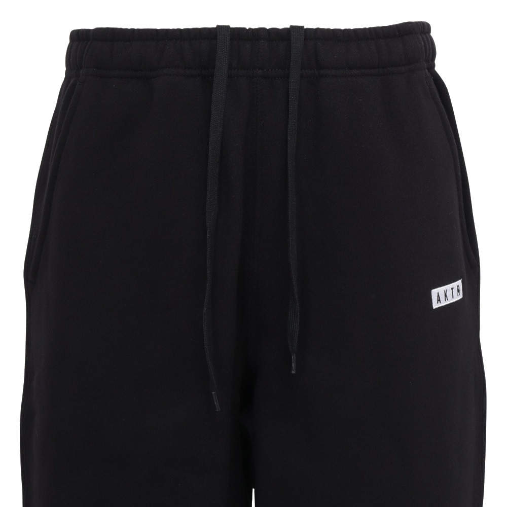 アクター（AKTR）（メンズ、レディース）バスケットボールウェア ロゴ スウェット パンツ 224-029020 BK