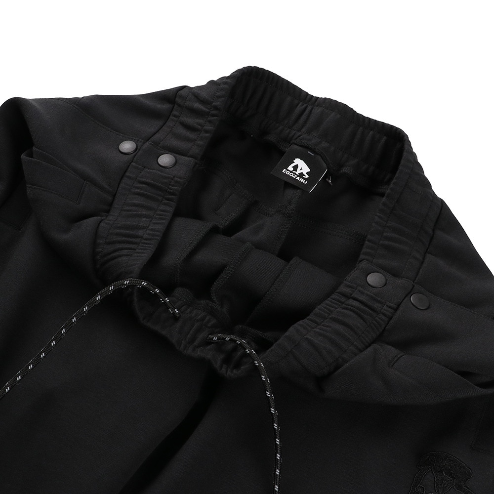 エゴザル（EGOZARU）（メンズ、レディース）バスケットボールウェア ダブルフェイス スウェット シェニー パンツ EZFW25USW005 C001