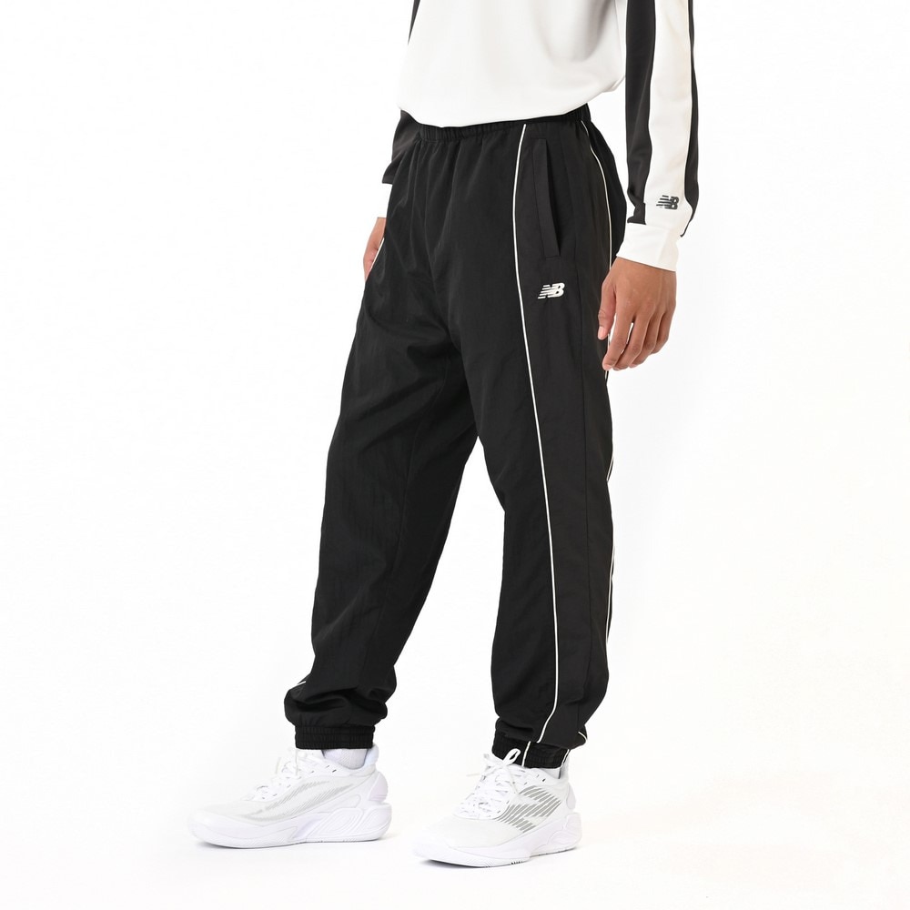 ニューバランス（new balance）（メンズ）バスケットボールウェア ウインドパンツ 裏地メッシュ AMP55628BK