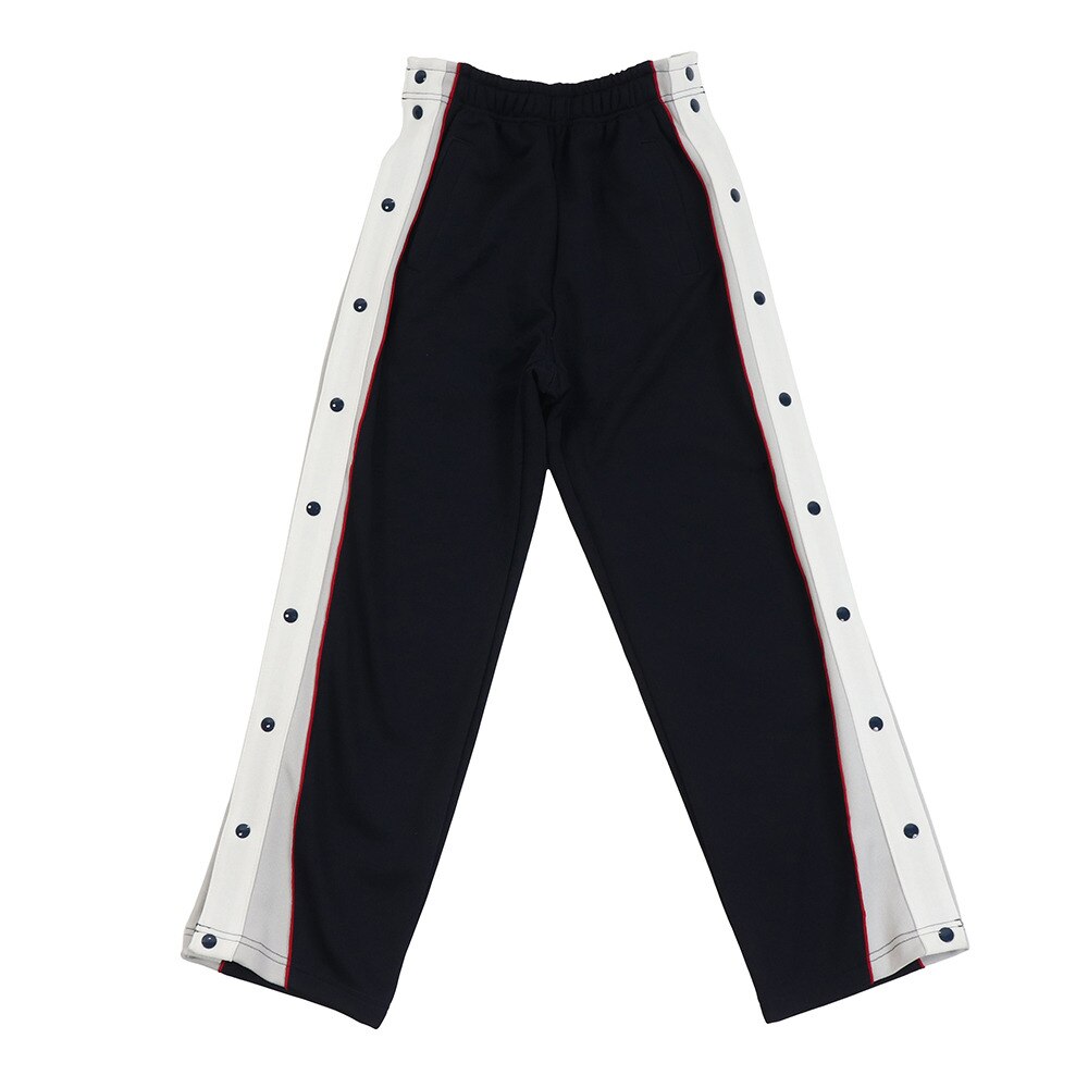 ジュニア フルボタンパンツ 751G7CD6493 NV+RD 【バスケットボール ウェア ロングパンツ】