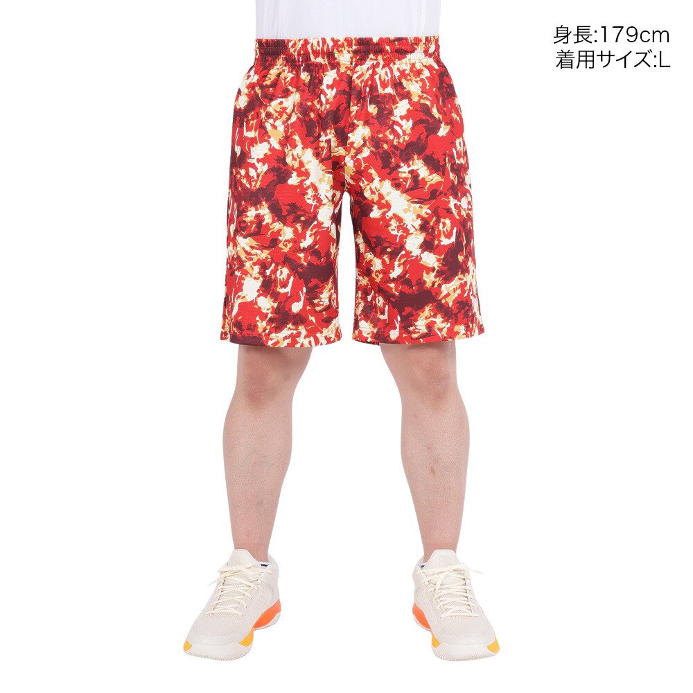 エゴザル（EGOZARU）（メンズ、レディース）バスパン バスケットボールウェア フレイム ショートパンツ EZHP-F2102-069