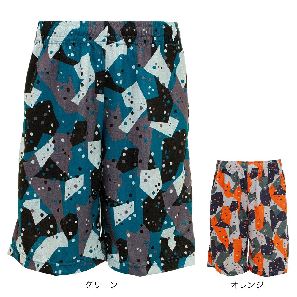 エゴザル（EGOZARU）（メンズ）バスパン バスケットボールウェア P.D.C. ショートパンツ ORANGE EZHP-F2103-078