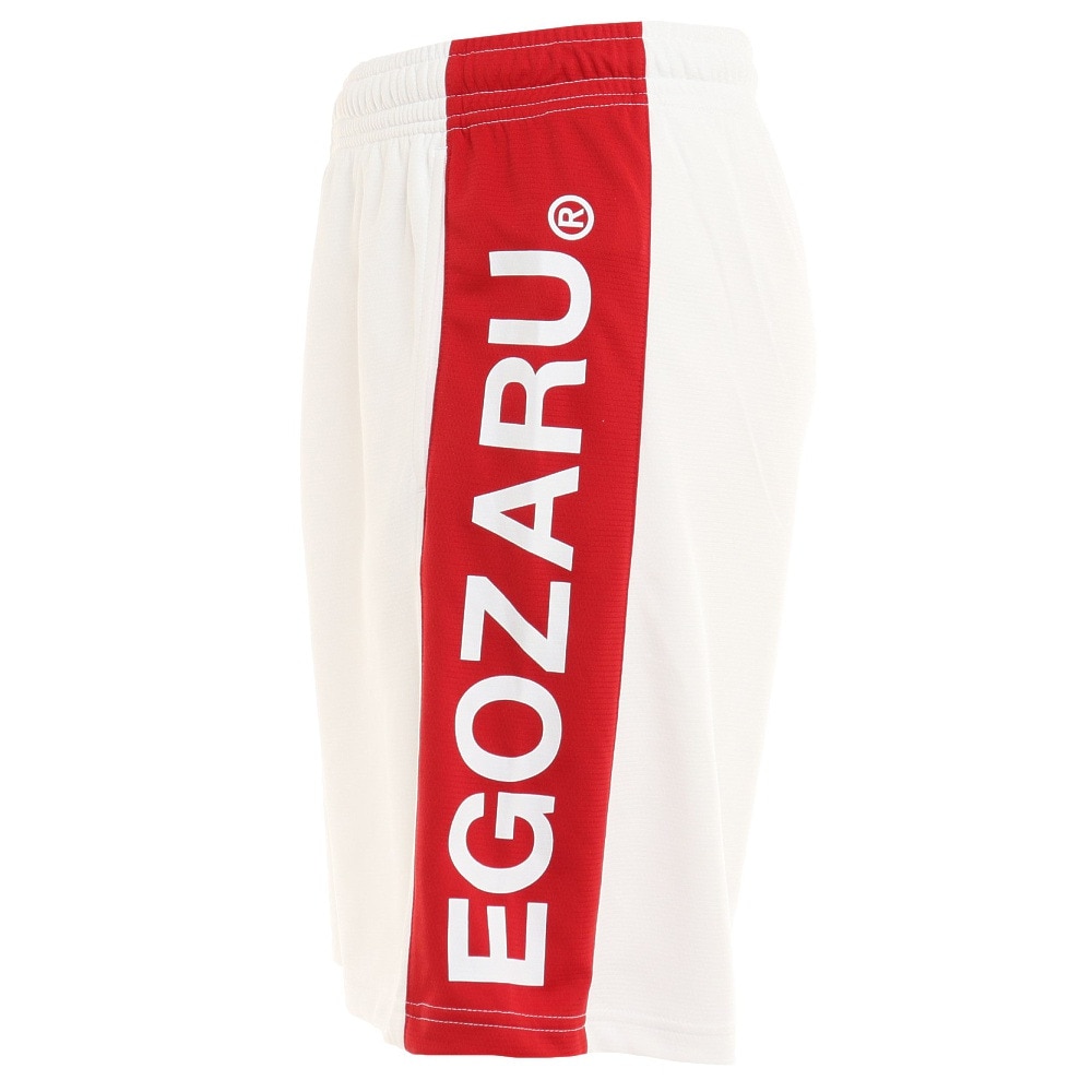 エゴザル（EGOZARU）（メンズ、レディース）バスパン バスケットボールウェア トリコロールサイドライン ショートパンツ EZHP-S2202-025