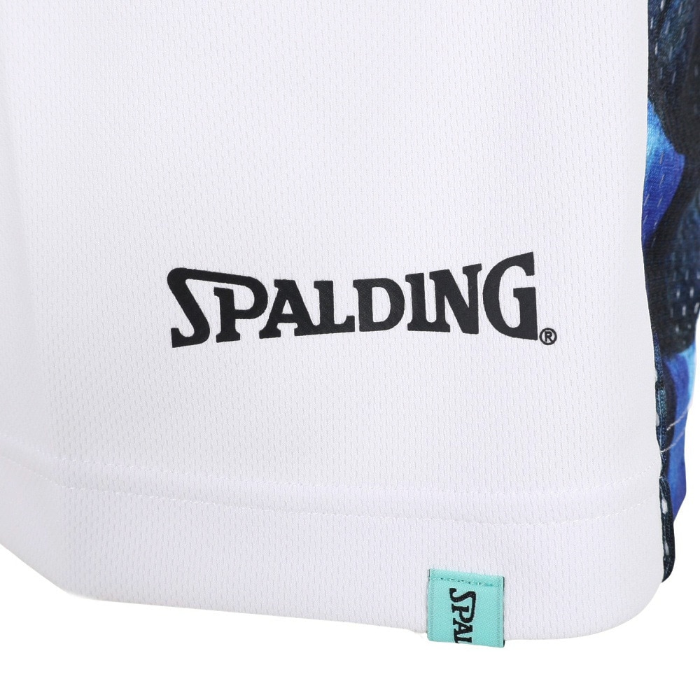 スポルディング（SPALDING）（メンズ）バスパン バスケットボールウェアA プラクティスパンツ タイダイコートサイド SMP23003WH