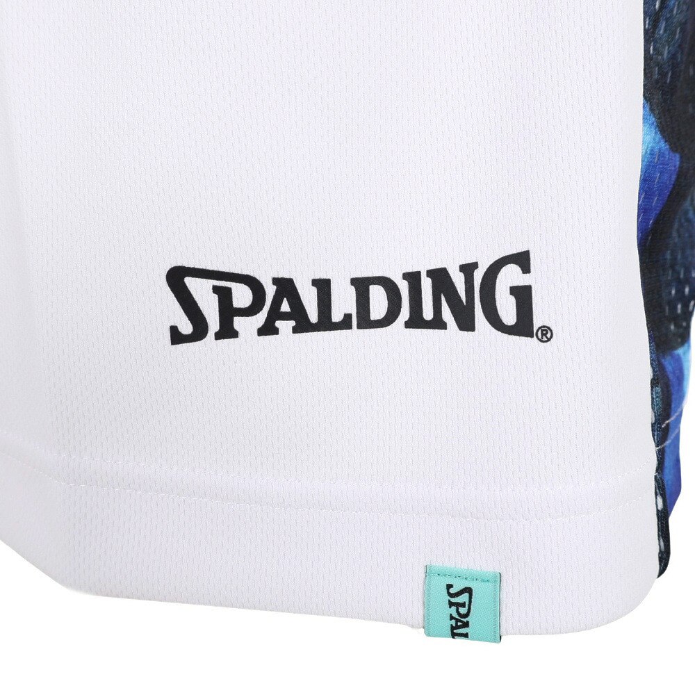 スポルディング（SPALDING）（メンズ）バスパン バスケットボールウェアA プラクティスパンツ タイダイコートサイド SMP23003WH 速乾 UVカット
