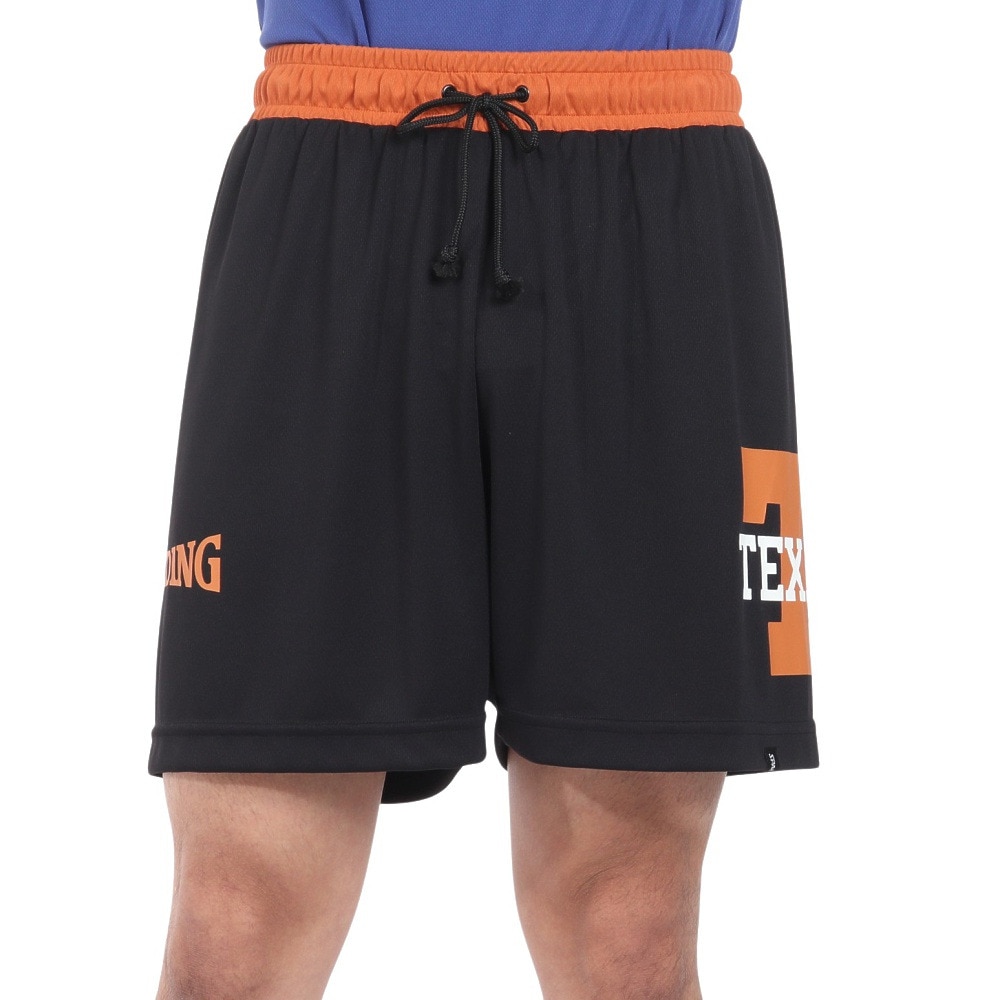 スポルディング（SPALDING）（メンズ）バスケットボールウェア プラクティスパンツ テキサス Tロゴ SMP24028TXBO 速乾 UVカット