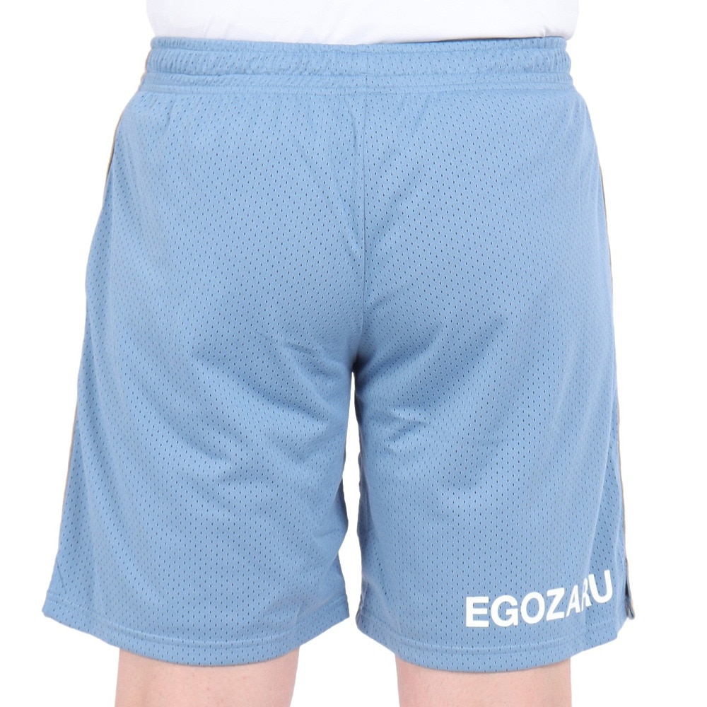 エゴザル（EGOZARU）（メンズ）バスケットボールウェア ひざ上丈 オールドスクールメッシュ ショートパンツ EZHP-S2408-227 速乾