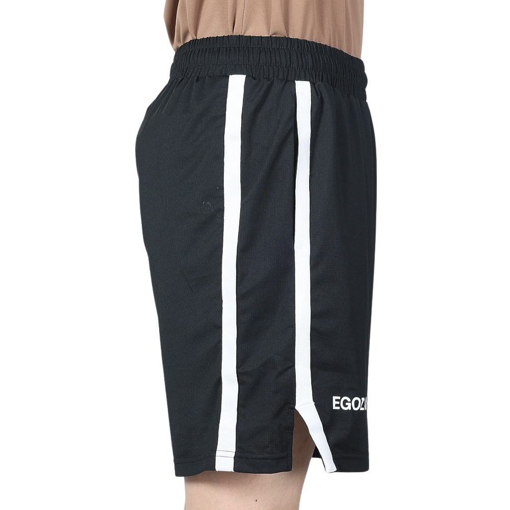 エゴザル（EGOZARU）（メンズ）バスケットボールウェア ひざ上丈 カットオフストリーム ショートパンツ EZHP-S2411-012 速乾