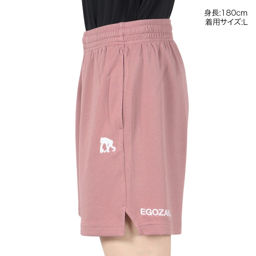 エゴザル（EGOZARU）（メンズ）バスケットボールウェア ひざ上丈 アイコン カットオフ ショートパンツ EZFW24UHP004C033