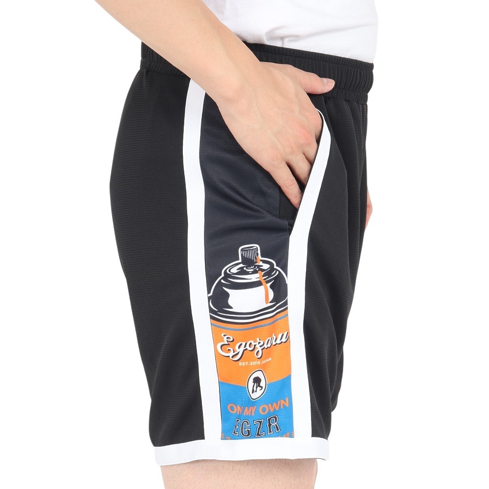 エゴザル（EGOZARU）（メンズ）バスケットボールウェア ひざ上丈 スプレードリップ ショートパンツ EZFW24UHP006C035