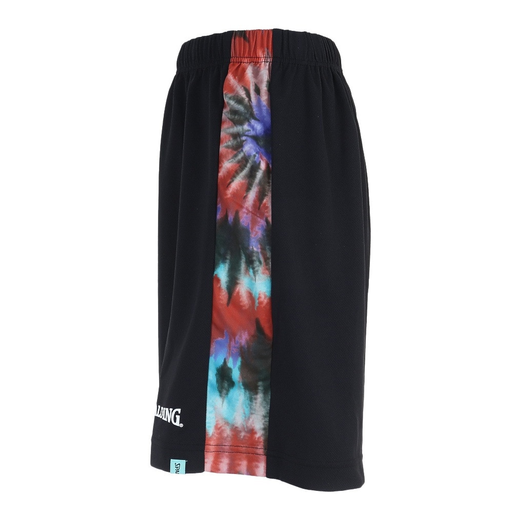 スポルディング（SPALDING）（キッズ）バスパン バスケットボールウェア UVカット ジュニア プラクティスパンツ スパイラルダイ サイド SJP22167 速乾