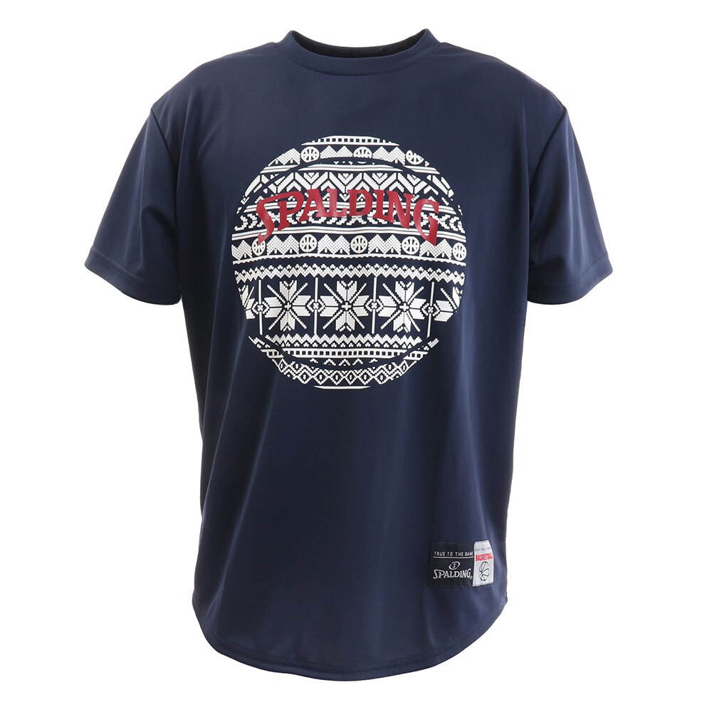 【多少の傷汚れありの為大奉仕】Tシャツ メンズ 半袖 NORDIC NV SMT181190NV 【 バスケットボール ウェア 】
