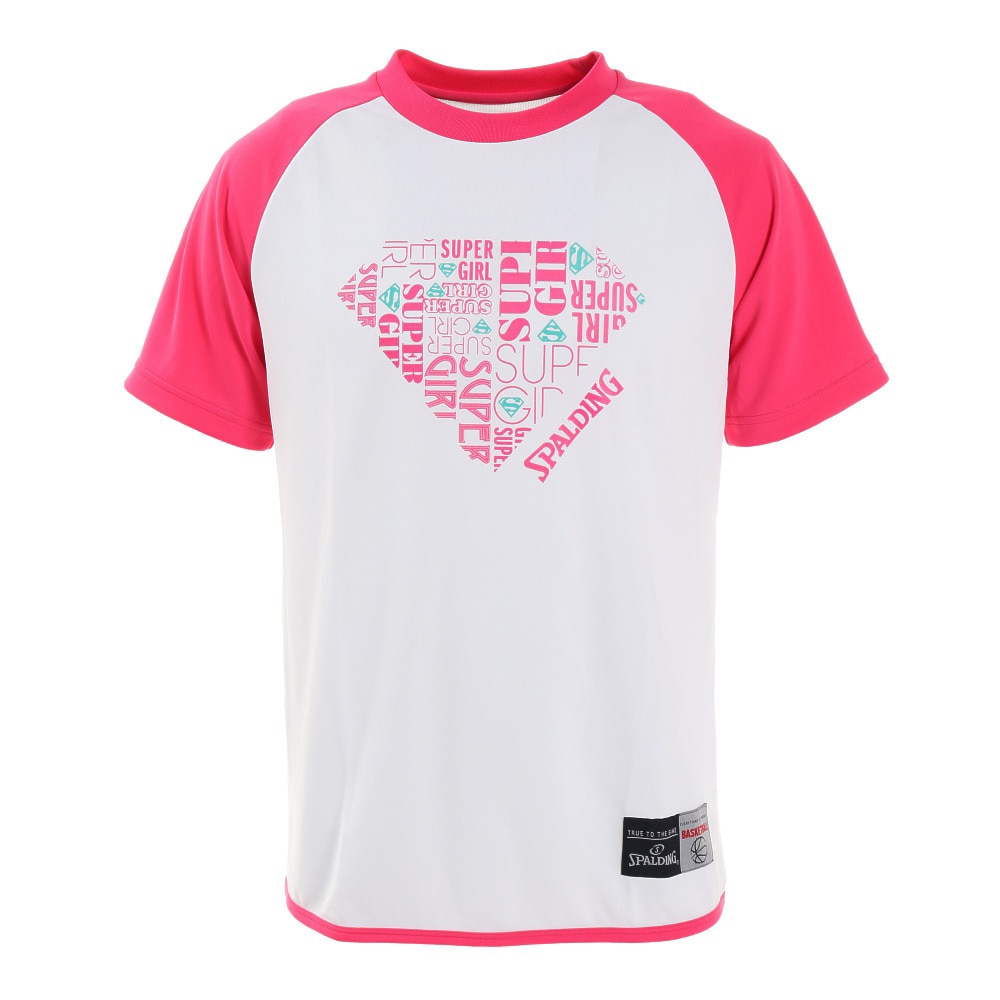 Ｔシャツ レディース 半袖 SUPERGIRL PK SMT181340PK 【 バスケットボール ウェア 】