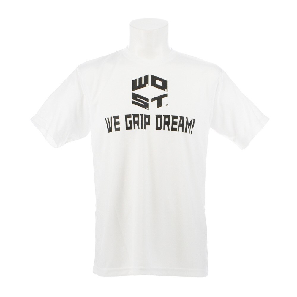 Tシャツ メンズ 半袖 ドライプラス 吸汗速乾 We grip dream 751G9ES1008 WHT 【 バスケットボール ウェア 】