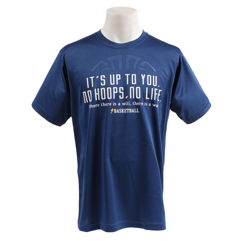 Tシャツ メンズ 半袖 ドライプラス 吸汗速乾 751G9ES1014 BLU 【 バスケットボール ウェア 】