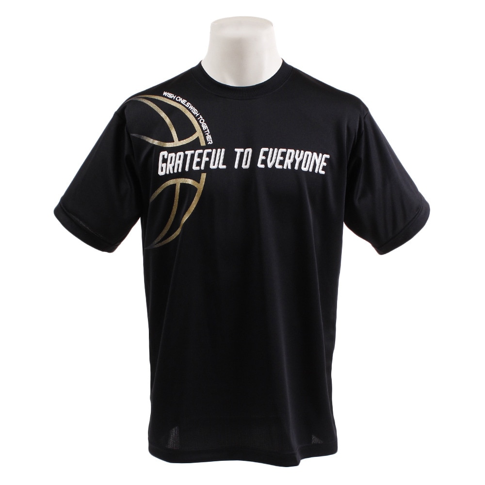 Ｔシャツ メンズ 半袖 ドライプラス 吸汗速乾 751G9ES1015 BLK 【 バスケットボール ウェア 】