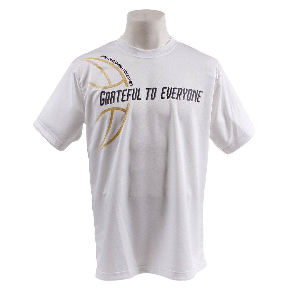 Ｔシャツ メンズ 半袖 ドライプラス 吸汗速乾 751G9ES1015 WHT 【 バスケットボール ウェア 】