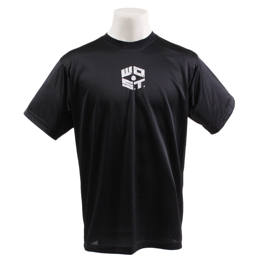 Tシャツ メンズ 半袖 ドライプラス 吸汗速乾 751G9ES1017 BLK 【 バスケットボール ウェア 】