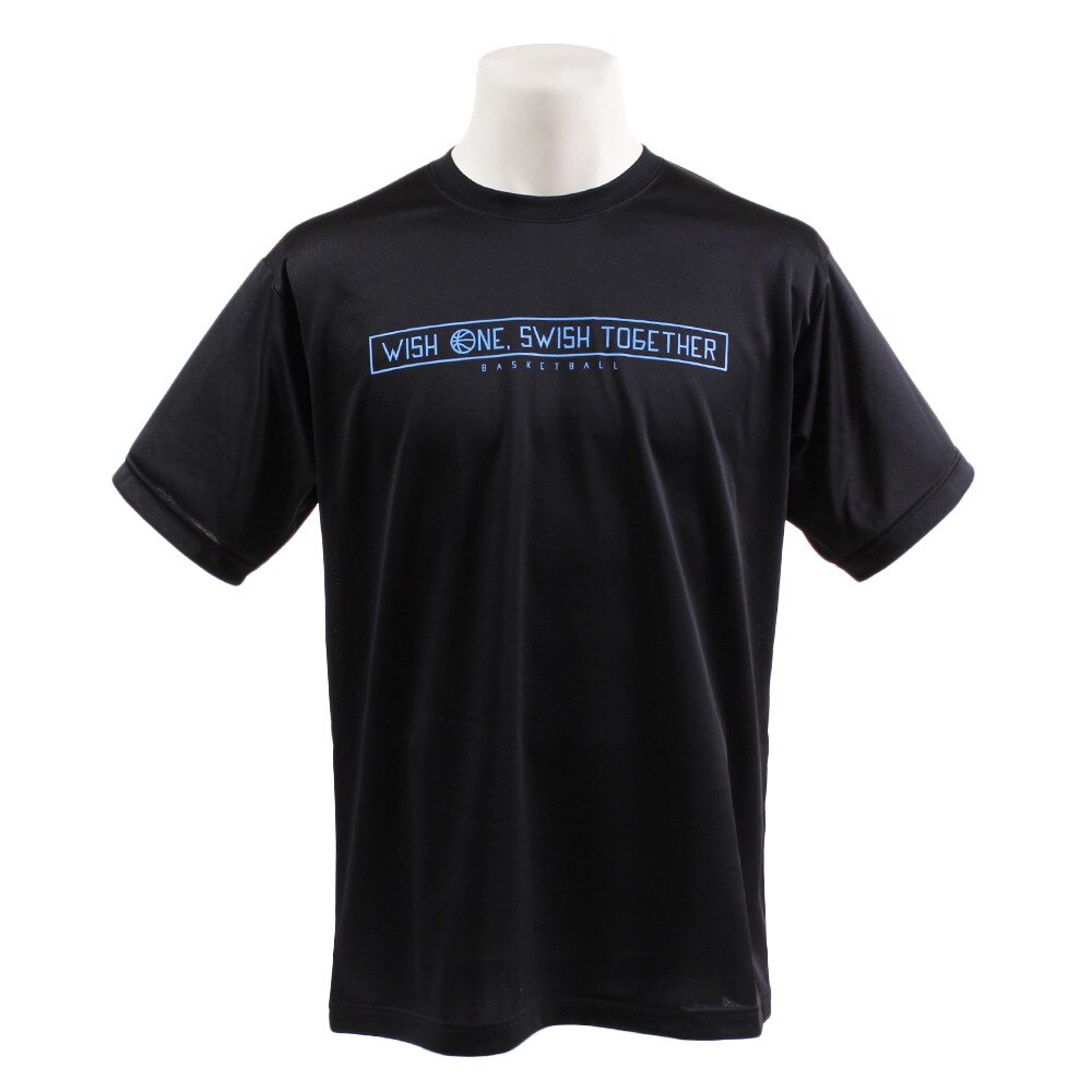 Tシャツ メンズ 半袖 ドライプラス 吸汗速乾 751G9ES1021 BLK 【 バスケットボール ウェア 】