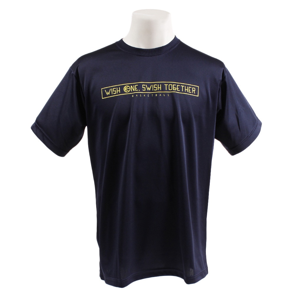 Ｔシャツ メンズ 半袖 ドライプラス 吸汗速乾 751G9ES1021 NVY 【 バスケットボール ウェア 】