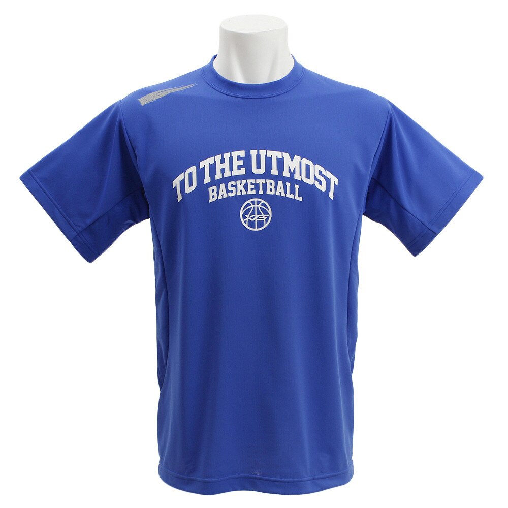 Ｔシャツ メンズ 半袖 ドライプラスW 吸汗速乾 バスケ グラフィック 751G9ES1000 BLU 【 バスケットボール ウェア 】