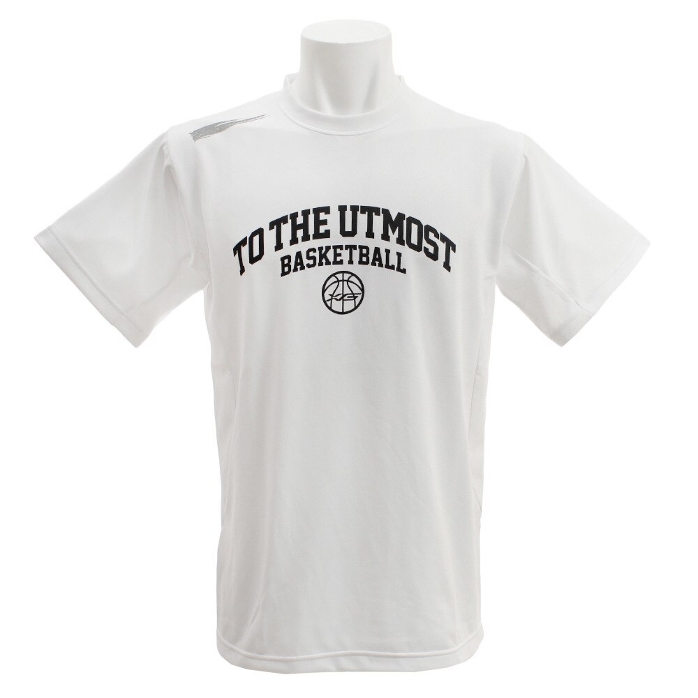 Ｔシャツ メンズ 半袖 ドライプラスW 吸汗速乾 バスケ グラフィック 751G9ES1000 WHT 【 バスケットボール ウェア 】