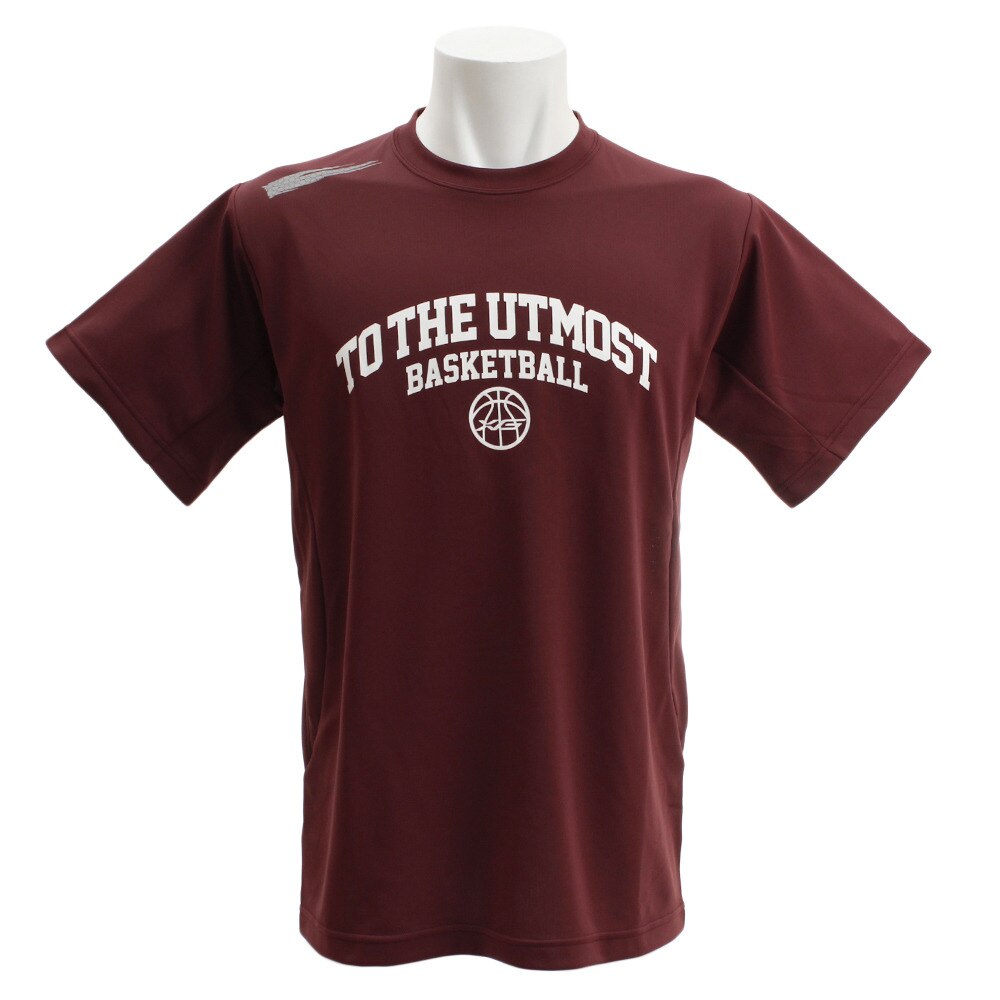 Ｔシャツ メンズ 半袖 ドライプラスW 吸汗速乾 バスケ グラフィック 751G9ES1000 WIN 【 バスケットボール ウェア 】