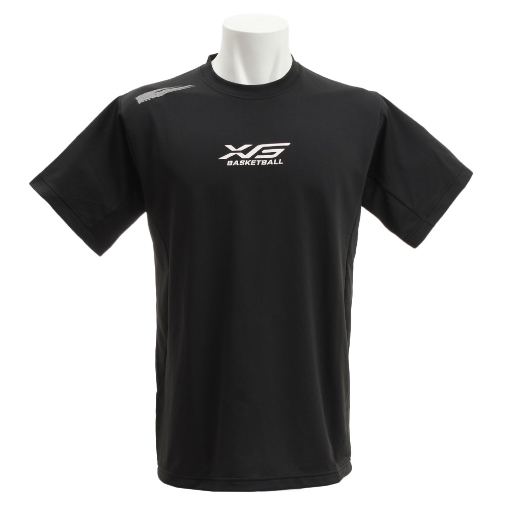 Ｔシャツ メンズ 半袖 ドライプラスW 吸汗速乾 バスケ グラフィック 751G9ES1001 BLK 【 バスケットボール ウェア 】