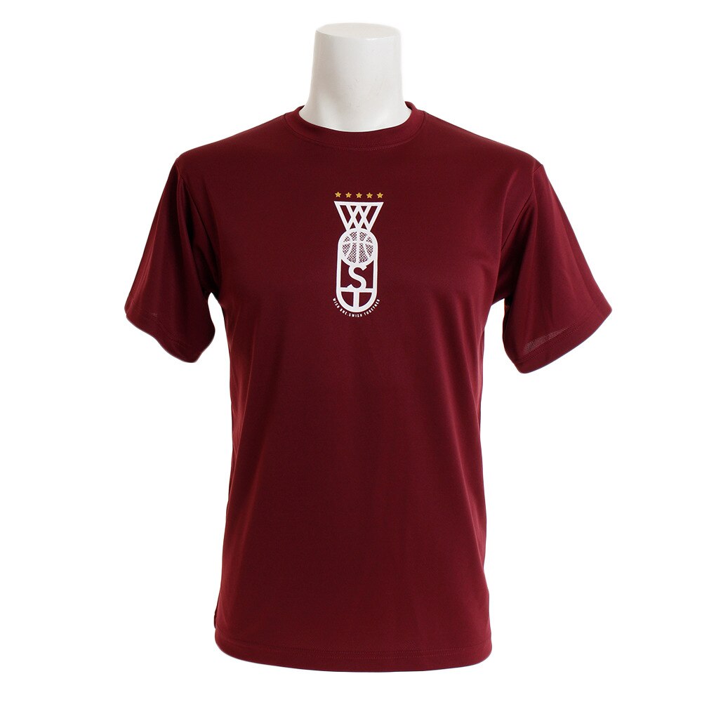  Tシャツ メンズ 半袖 ドライプラス 吸汗速乾 751G9CD1027 WIN 【 バスケットボール ウェア 】