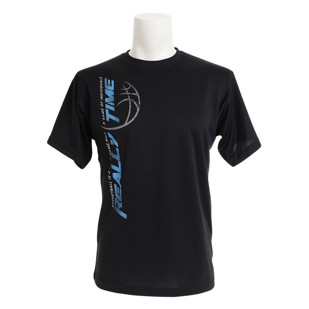  Ｔシャツ メンズ 半袖 ドライプラス 吸汗速乾 751G9CD1028 BLK 【 バスケットボール ウェア 】