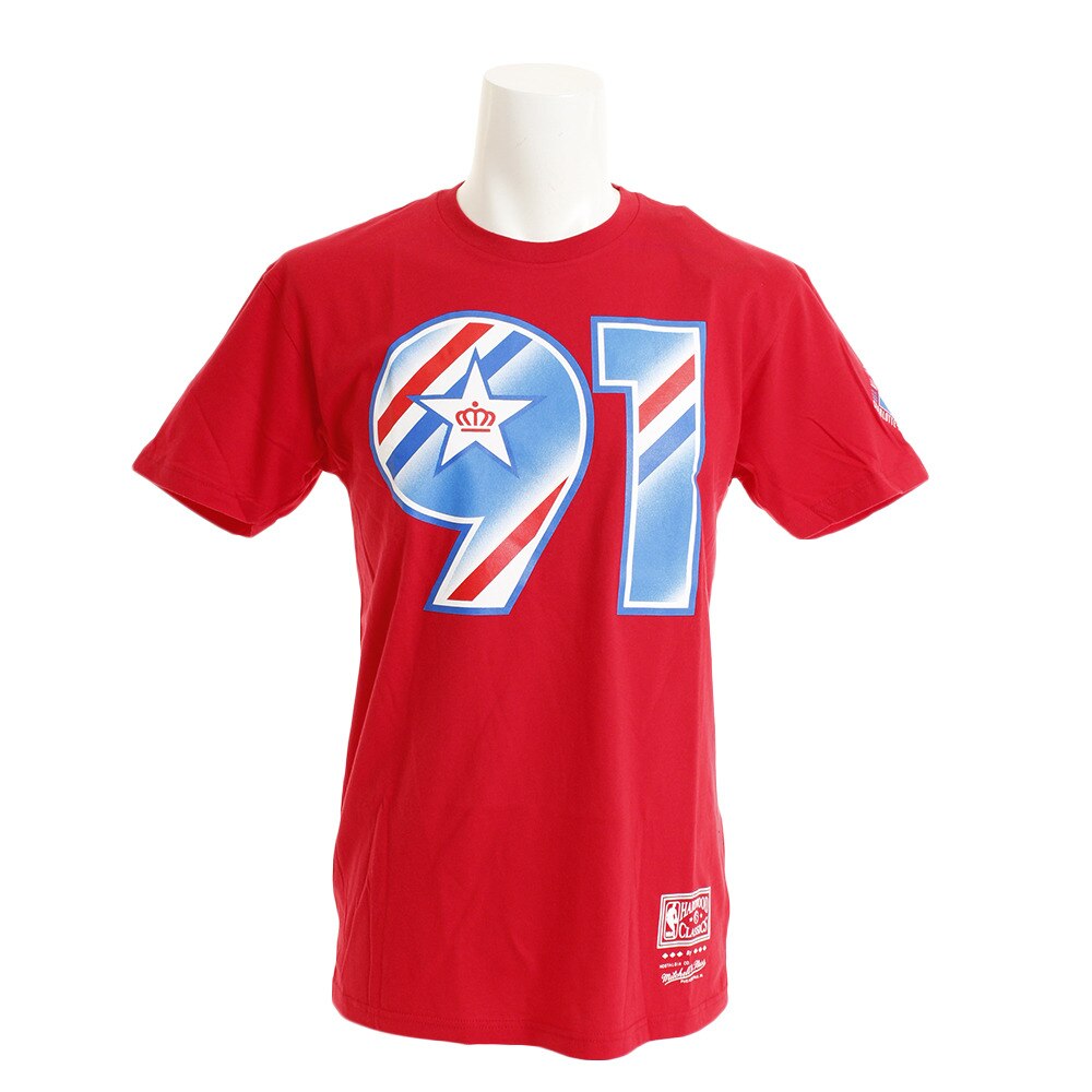 Tシャツ メンズ 半袖 91ALL STAR BMTRMM18371ASGRED1 【 バスケットボール ウェア 】