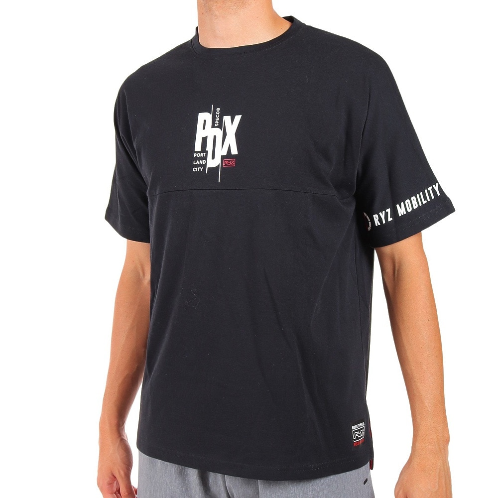 Ｔシャツ メンズ 半袖 PDX 751R9CD1061 BLK 【 バスケットボール ウェア 】